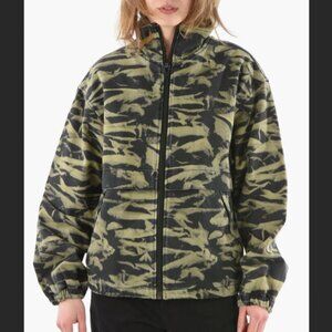 Alexander Wang - Acid Wash Denim Zip Jacket - Dandelion / Camo